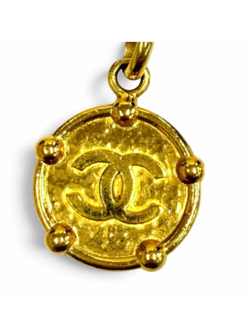 Chanel Vintage 23 CC Logo Chain Belt Gold